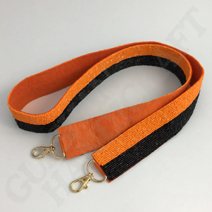 Correa de monedero a rayas con cuentas-Accesorio de reemplazo de bolso elegante con rayas multicolores llamativas para uso diario y día de juego - Product Image 6