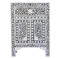 Table console de luxe pour la maison avec incrustation de nacre
