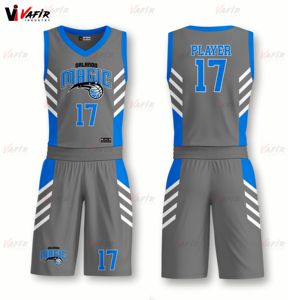 Conception personnalisée bon marché 100% tissu de polyester respirant séchage rapide maillot de basket-ball uniforme impression numérique par sublimation pour l'équipe - Product Image 3