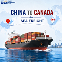 Fret maritime de la Chine au Canada, agent de conteneurs FCL LCL, agent maritime, dédouanement et livraison porte à porte