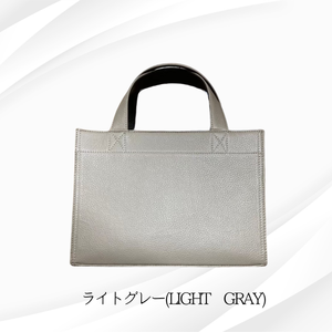 กระเป๋าถือทรงโท้ทลำลองทันสมัย สายสะพายสองเส้น ซับใน PU เป็นมิตรกับสิ่งแวดล้อม รับสกรีนโลโก้ ลายกรอบทรงสี่เหลี่ยมคางหมู สำหรับงานแต่งงาน รุ่น RUN-02 - Product Image 5