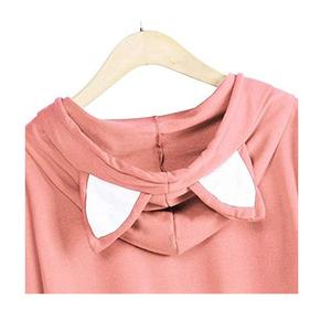 New Arrival High Quality Winter Printed Pullover Oversized 100% Cotton Fleece Long Sleeve ODM Women's Hoodies Bangladesh Factory - Product Image 3