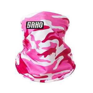 Lightweight GAA <b>snood</b> neck warmer with sublimated logos warm <b>fleece</b> interior and OEM MOQ Pakistan production - Product Image 4