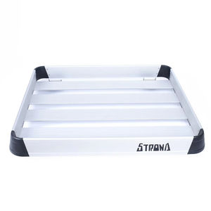 Portaequipajes de cesta de techo de aluminio resistente con capacidad de 100kg 1200x1050x120mm - Product Image 1