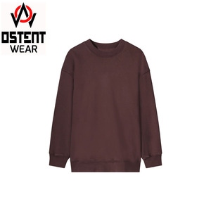 เสื้อสเวตเตอร์คอกลมของผู้ชายสำหรับ3D คอตตอนปักลายโลโก้ด้วยความร้อนสำหรับฤดูหนาวไซส์ใหญ่พิเศษ100% - Product Image 2