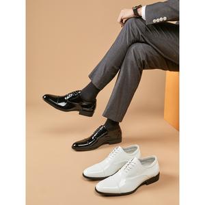 Chaussures Oxford en cuir décontractées pour hommes de haute qualité avec lacets antidérapants, adaptées à un usage professionnel. - Product Image 3