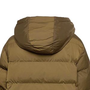 Vestes de haute qualité pour hommes Logo personnalisé Veste d'hiver matelassée à bulles surdimensionnée avec fermeture éclair pour l'extérieur et des vêtements décontractés - Product Image 6
