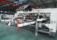 Machine de perçage CNC entièrement automatique à double poste de travail 14 rangées pour panneaux d'armoires et de placards