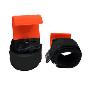 Ganchos de potencia ajustables y resistentes Soporte de muñeca para fitness Ganchos pesados Levantamiento de pesas Ganchos de fitness - Product Image 3