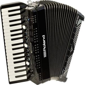 Acordeón Roland FR-4X BK V-Accordion Negro de Alta Calidad con Teclas - Product Image 1