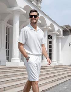 เสื้อยืดลายกราฟิกสำหรับผู้ชายชุดวอร์ม2ชิ้นเสื้อยืดโลกฤดูร้อนฤดูร้อน - Product Image 1