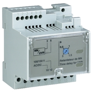 Unità di Ritardo Temporizzato Regolabile Schneider Electric MasterPact MTZ MN LV833681SP, Timer 0.5s-3s, 100/130VDC 100/130VAC 50/60Hz - Product Image 1