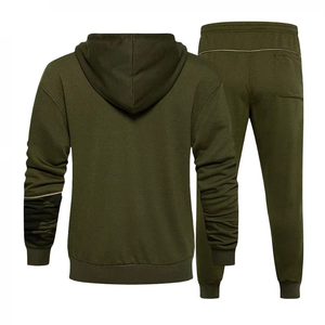 Custom Embroidered Logo <b>Men</b> Tracksuit <b>Men</b> Piece Set <b>Coat</b> Hoodies Pants Oversized Hoodie Fit Joggers Suits - Product Image 4