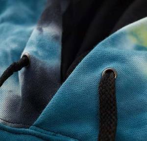 เสื้อมีฮู้ดน้ำหนักเบาสำหรับผู้ชายไซส์ใหญ่พิเศษปักลายสำหรับฤดูหนาว - Product Image 3