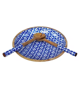 Bols sûrs en bois émaillé naturel de haute qualité fabriqués à la main pour servir des collations et des desserts Vaisselle Décor Bols de service polyvalents - Product Image 4