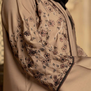 Venta al por mayor Simple de gran tamaño modesto Abaya mujeres de manga larga estilo Dubai para la Cultura Árabe Musulmana Abaya de las mujeres - Product Image 2