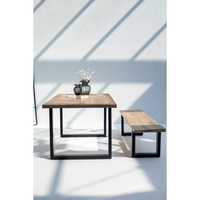 Table à manger en bois de manguier massif 4cm d'épaisseur supérieure 4 tailles pour meubles de maison ou d'hôtel meubles de salle à manger élégants