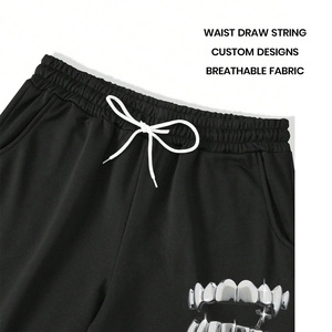 Ensemble sweat à capuche imprimé en polyester unisexe de haute qualité avec logo personnalisé technique du strass respirant grande taille pour les commandes en gros d'automne - Product Image 4