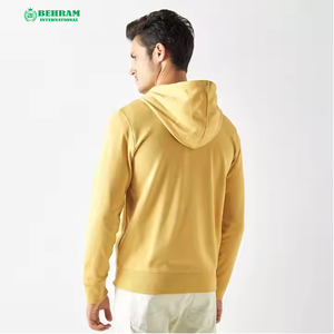 Sudaderas con Capucha de Algodón de Alta Calidad, 500 GSM, Personalizadas, Estilo Vintage, Color Rojo, con Cierre de Cremallera, Corte Regular, para Hombre, Secado Rápido, Transpirables, para Invierno - Product Image 5