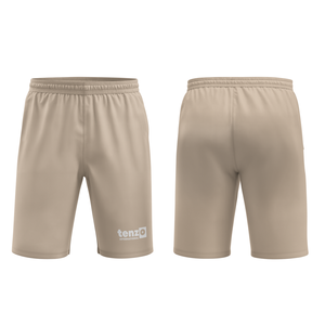 Pantalones cortos deportivos de compresión de poliéster sólido con logotipo personalizado de MOQ bajo para hombre, calzoncillos de gimnasio de fútbol, ajuste elástico, secado rápido, transpirable - Product Image 4