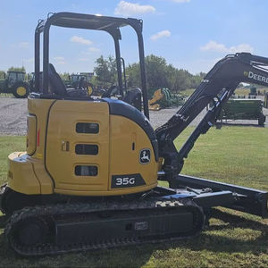 Excavatrice John Deeree de 5 tonnes avec moteur Yanmar et construction durable pour une consommation de carburant efficace et des travaux difficiles - Product Image 5