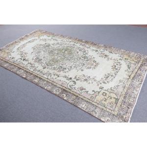 พรมวินเทจ พรมขนาดใหญ่ 5x9.1 ฟุต พรมลายตะวันออกสีน้ำตาล - Product Image 2