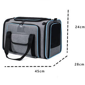 Portable Foldable Breathable Oxford Cat Tunnel Pet Travel Carrier Travel <b>Cage</b> Pet Carrying for <b>Small</b> Animals <b>Dogs</b> Cats - Product Image 2
