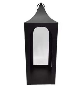 <b>Lantern</b> Home Decor Handmade Classic Design <b>Silver</b> Glass Indian Candle Holder Square Shape Customizable for Garden Decor - Product Image 4