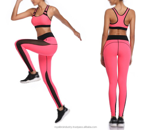 Sujetador y pantalones de Yoga sexy para mujer, traje deportivo, 2 conjuntos, ropa de Fitness para mujer, para entrenamiento y la práctica de deportes para Yoga - Product Image 2
