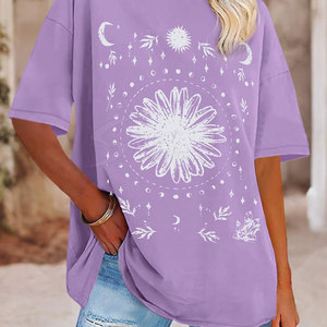 เสื้อยืดไหล่ตกระบายอากาศได้ดีสำหรับการออกแบบสไตล์ลำลองใส่ทุกวัน - Product Image 6
