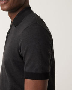 เสื้อโปโลสำหรับผู้ชายผ้าคอตตอนเนื้อนุ่มตรา100% หรูหราปรับแต่งได้แบบ2ปุ่มระบายอากาศสวมใส่สบายทรงพอดีตัว - Product Image 5