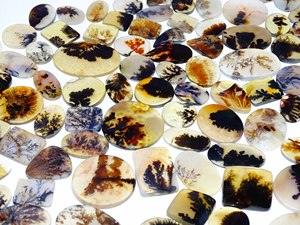 หินโมรา dazar Dendrite อัญมณีหลวมธรรมชาติที่สวยงามอัญมณีหลวมสำหรับการทำเครื่องประดับ - Product Image 3