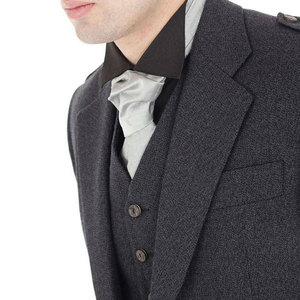 Prix de gros OEM Top qualité Society Kilt écossais pour hommes Vente en gros Style traditionnel Tweed Argyle Kilt Veste - Product Image 4