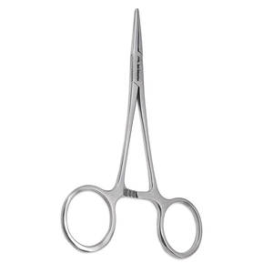 Pince à épiler manuelle en acier inoxydable argenté pour les procédures médicales/dentaires/vétérinaires, pince à épiler incurvée de précision, forceps Kelly CE - Product Image 2