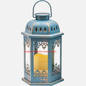 Fabuloso diseño decoración del hogar linterna colgante de hierro de Metal de alta calidad linterna decorativa para decoración de Navidad linterna - Product Image 2