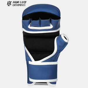 Gants d'entraînement professionnels Premium 12OZ taille personnalisée en cuir de vachette véritable pour MMA Sparring et Shooter Sports - Product Image 6