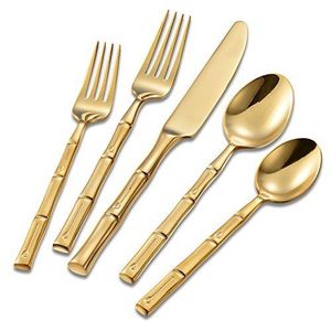 Wholesale Luxury Antique Handle Stainless Steel Flatware <b>Set</b> Vintage Silverware with Pattern Small Size <b>Tea</b> Weddings <b>Silver</b> Gold - Product Image 6