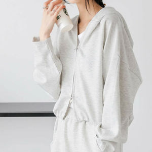 Sudadera con Capucha para Mujer, Cómoda para el Invierno, con Tela Transpirable, Modelo 2026 / Precio al por Mayor, Sudadera con Cierre y Forro Polar Suave - Product Image 4