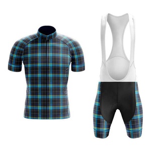 Hot Selling Premium Quality Custom Made Cycling Uniform 100% Polyester Breathable Sublimation Custom Team <b>Name</b> LOGO Plus Sets - Product Image 1