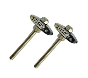 EAGLION FHT <b>Rotary</b> Hammer Head Jewelry <b>Tools</b> for Bracelet Making 3mm Shank 1mm 150 Set Jewelry Engraving MS/SS Material - Product Image 1