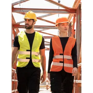 Gilet ad alta visibilità in rete con adesivi riflettenti e luci - Articolo promozionale - Product Image 1