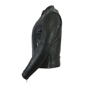 <b>Real</b> <b>Leather</b> <b>Jacket</b> Factory Direct New Fashion Double Zipper Style Coat <b>Leather</b> <b>Jacket</b> Men 2024 - Product Image 3