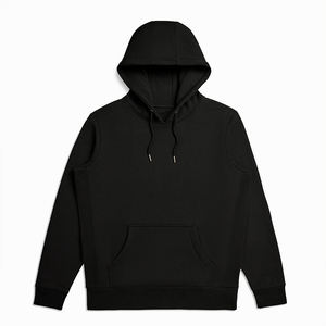 Sudadera de Felpa Suave de Dos Tonos, 100% Algodón, con Parte Superior Marrón y Parte Inferior Crema, con Capucha con Cordón y Ajuste Cómodo para Uso Casual - Product Image 2