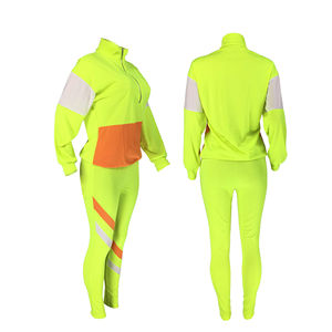 Nuevo diseñador de colores, precio barato, cortavientos de fábrica, chaqueta cortavientos de manga raglán recortada de verano para mujer, pantalones, chándal - Product Image 1