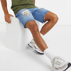 <b>Men</b> <b>Jeans</b> <b>Shorts</b> Solid Color Fit Casual <b>Jeans</b> <b>Shorts</b> Good Quality Soft Affordable Price Custom Made Latest Design Professional - Product Image 3