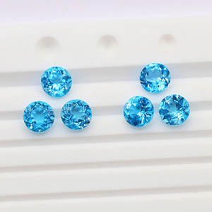 Tarifa mayorista del fabricante indio para Topacio Azul suizo facetado radiante y corte ovalado 12x12 MM piedras preciosas sueltas - Product Image 1