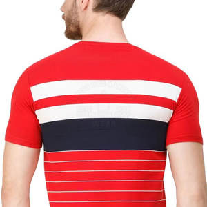 T-shirt pour homme à col rond slim fit 2026, tissu en coton de haute qualité, logo d'impression personnalisé, t-shirt pour homme - Product Image 5