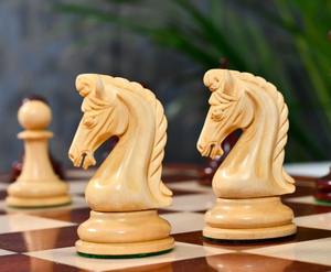 Piezas de Ajedrez de Lujo Imperial Collector, Madera de Palisandro y Boj, Rey de 3.75 Pulgadas, Estilo Torneo, al Mejor Precio - Product Image 1