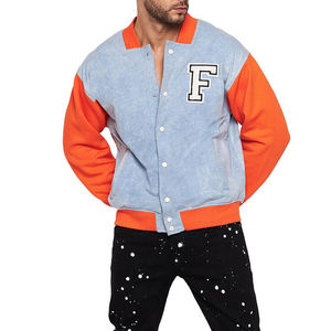 Varsity vestes hommes 2024 nouveautés Baseball manteau hommes mode varsity veste poche rue veste pour hommes - Product Image 2