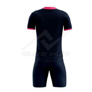 Uniforme de Fútbol Personalizado de Primera Calidad para Hombre Adulto, 100% Poliéster, Secado Rápido, Transpirable, Cuello en V, Manga Corta, Gran Venta - Product Image 2